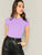 Solid Form Fitting Tee