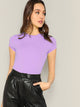 Solid Form Fitting Tee