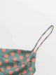 Polka Dot Peplum Cami Top