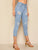 Destroyed Ripped Bleach Wash Jeans