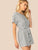 Wide Leg Belted Striped Tee Romper