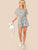 Wide Leg Belted Striped Tee Romper
