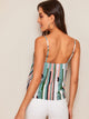 Colorblock Striped Cami Top