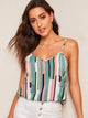 Colorblock Striped Cami Top