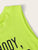Neon Lime Slogan Print Crop Tank Top