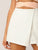 Zipper Back Solid Wrap Skort