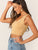 Solid Form Fitted Crop Tank Top