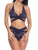 Cut-out Floral Lace Lingerie Set