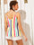 Colorful Striped Knot Cami Top