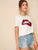 Sequined Sparkely Glittery Cozy Costume Lip Print T-shirt