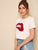 Sequined Sparkely Glittery Cozy Costume Lip Print T-shirt