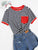 Pocket Patched Striped Ringer Tee