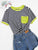 Pocket Patched Striped Ringer Tee