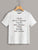Slogan Print Short Sleeve Tee