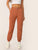 Pocket Side Buckle Belted Lantern Pants