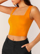 Solid Slim Fitted Tank Top