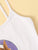 Figure And Letter Print Cami Top