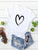 Neon Green Heart Print Tee
