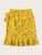 Ditsy Floral Ruffle Hem Knot Wrap Skirt