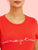 Slogan Print Short Sleeve Tee