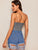 Crisscross Back Glitter Crop Top