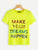 Sequin Slogan Short Sleeve T-shirt