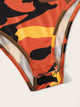 Camo Print Cami Bodysuit