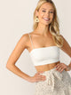 Solid Slim Crop Cami Top