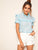 Frilled Neckline Schiffy Top