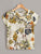Tropical Print Cap Sleeve Top