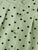 Button Front Fold Pleat Heart Print Pinafore Skirt