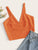 Surplice Neck Wide Hem Bralet Top