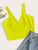 Surplice Neck Wide Hem Bralet Top