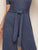 Tie Waist Heather Knit Wide Leg Jumpsuit