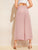 Knot Waist Fold Pleat Wide Leg Pants