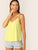 V Neck Solid Cami Top