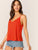 V Neck Solid Cami Top