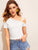 Asymmetrical Neck Solid Top