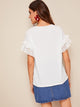 Schiffy Ruffle Trim Tee