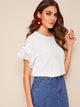 Schiffy Ruffle Trim Tee