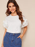 Schiffy Ruffle Trim Tee