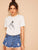 Hand Gesture Print Tee
