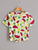Random Watermelon & Pineapple Print Knot Front Tee