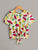 Random Watermelon & Pineapple Print Knot Front Tee