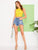 Criss-cross Tie Back Crop Top