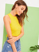 Criss-cross Tie Back Crop Top
