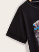Letter & Car Print Tee