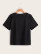 Letter & Car Print Tee