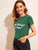 Slogan Print Tee