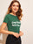 Slogan Print Tee